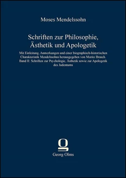 Abbildung von Mendelssohn | Schriften zur Philosophie, Ästhetik und Apologetik | 1. Auflage | 2013 | beck-shop.de