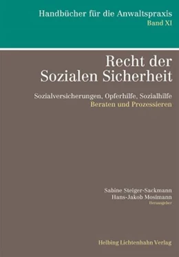 Abbildung von Steiger-Sackmann / Mosimann | Recht der Sozialen Sicherheit | 1. Auflage | 2014 | Band XI | beck-shop.de