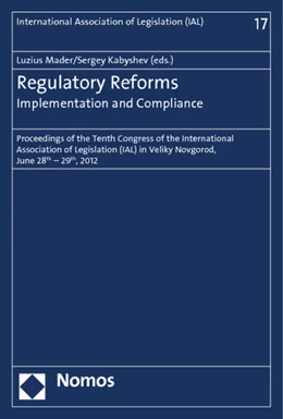 Abbildung von Mader / Kabyshev (Hrsg.) | Regulatory Reforms - Implementation and Compliance | 1. Auflage | 2014 | 17 | beck-shop.de