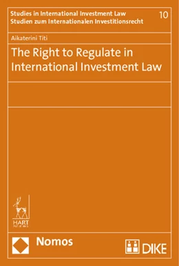 Abbildung von Titi | The Right to Regulate in International Investment Law | 1. Auflage | 2014 | 10 | beck-shop.de