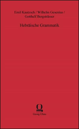 Abbildung von Gesenius | Hebräische Grammatik | 1. Auflage | 2013 | beck-shop.de
