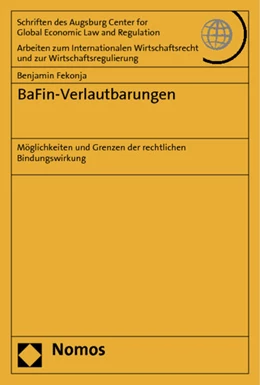 Abbildung von Fekonja | BaFin-Verlautbarungen | 1. Auflage | 2014 | 58 | beck-shop.de