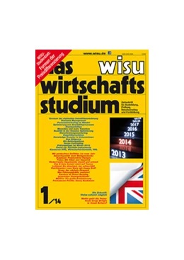 Abbildung von wisu - das wirtschaftsstudium | 1. Auflage | 2025 | beck-shop.de