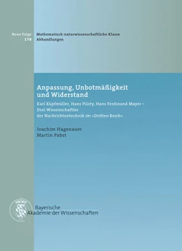 Abbildung von Hagenauer, Joachim / Pabst, Martin | Anpassung, Unbotmäßigkeit und Widerstand | 1. Auflage | 2014 | Heft 178 | beck-shop.de