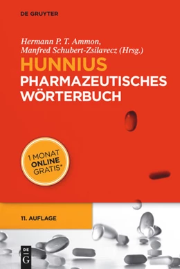 Abbildung von Ammon / Schubert-Zsilavecz | Hunnius Pharmazeutisches Wörterbuch | 11. Auflage | 2014 | beck-shop.de