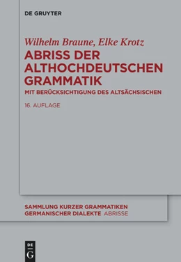 Abbildung von Braune | Abriss der althochdeutschen Grammatik | 16. Auflage | 2026 | 1 | beck-shop.de