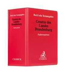 Abbildung von Gesetze des Landes Brandenburg Ergänzungsband | 14. Auflage | 2024 | beck-shop.de