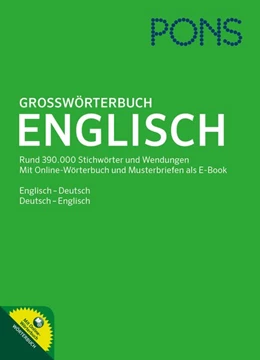 Abbildung von PONS Großwörterbuch Englisch | 1. Auflage | 2014 | beck-shop.de
