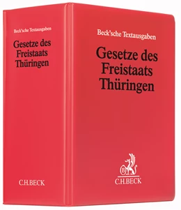 Abbildung von Gesetze des Freistaats Thüringen Hauptordner 86 mm • 1 Ersatzordner (leer) | 1. Auflage | | beck-shop.de