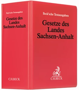 Abbildung von Gesetze des Landes Sachsen-Anhalt Hauptordner 86 mm • 1 Ersatzordner (leer) | 1. Auflage | | beck-shop.de