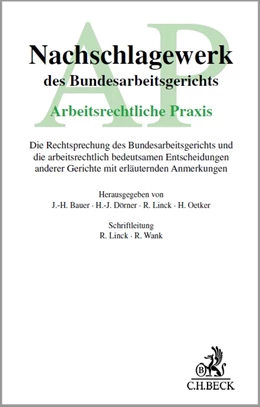 Abbildung von AP • Nachschlagewerk des Bundesarbeitsgerichts - Arbeitsrechtliche Praxis | 1. Auflage | 2025 | beck-shop.de