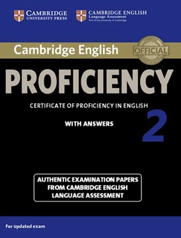 Abbildung von Cambridge English Proficiency 2 for updated exam. Student's Book with answers | 1. Auflage | 2015 | beck-shop.de