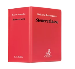 Abbildung von Steuererlasse Ordner 100 mm • Ersatzordner (leer) | 1. Auflage | | beck-shop.de