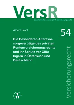 Abbildung von Prahl / Lorenz | Die Besonderen Altersvorsorgeverträge des privaten Rentenversicherungsrechts und ihr Schutz vor Gläubigern in Österreich und Deutschland | 1. Auflage | 2014 | 54 | beck-shop.de