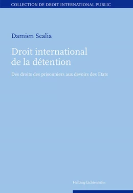 Abbildung von Scalia | Droit international de la détention | 1. Auflage | 2015 | beck-shop.de