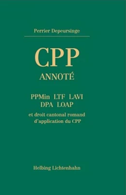 Abbildung von Perrier Depeursinge | Code de procédure pénale Suisse (CPP) | 1. Auflage | 2015 | beck-shop.de