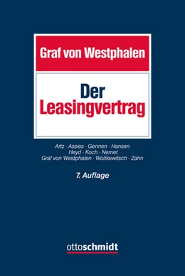 Abbildung von von Westphalen (Hrsg.) | Der Leasingvertrag | 7. Auflage | 2014 | beck-shop.de