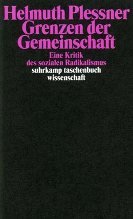 Abbildung von Plessner | Grenzen der Gemeinschaft | 9. Auflage | 2002 | beck-shop.de