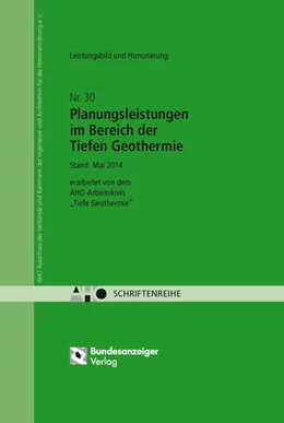 Abbildung von Planungsleistungen im Bereich der Tiefen Geothermie | 1. Auflage | 2014 | Heft 30 | beck-shop.de