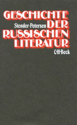 Abbildung von Stender-Petersen, Adolf | Geschichte der russischen Literatur | 5. Auflage | 1986 | beck-shop.de