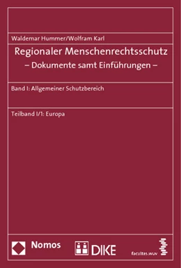 Abbildung von Hummer / Karl | Regionaler Menschenrechtsschutz - Dokumente samt Einführungen - | 1. Auflage | 2009 | beck-shop.de