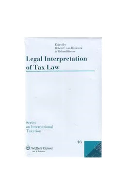 Abbildung von van Brederode / Krever | Legal Interpretation of Tax Law | 1. Auflage | 2014 | 46 | beck-shop.de