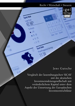 Abbildung von Gutsche | Vergleich der luxemburgischen SICAV mit der deutschen Investmentaktiengesellschaft mit veränderlichem Kapital unter dem Aspekt der Umsetzung der Europäischen Investmentrichtlinie | 1. Auflage | 2014 | beck-shop.de