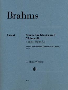 Abbildung von Brahms / Behr | Sonate für Klavier und Violoncello e-moll op.38 | 1. Auflage | 2015 | beck-shop.de