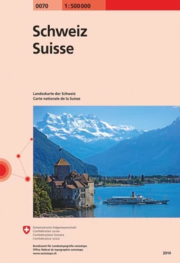 Abbildung von Swisstopo Schweiz 1 : 500 000 | 1. Auflage | 2014 | beck-shop.de