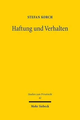 Abbildung von Korch | Haftung und Verhalten | 1. Auflage | 2015 | 42 | beck-shop.de