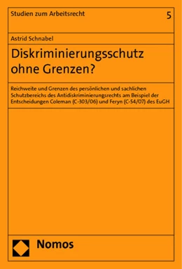 Abbildung von Schnabel | Diskriminierungsschutz ohne Grenzen? | 1. Auflage | 2014 | 5 | beck-shop.de