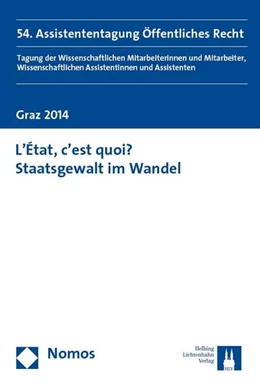 Abbildung von Junge Wissenschaft im Öffentlichen Recht | L'État, c'est quoi? Staatsgewalt im Wandel | 1. Auflage | 2015 | beck-shop.de
