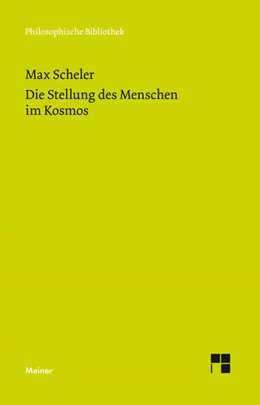 Abbildung von Scheler / Henckmann | Die Stellung des Menschen im Kosmos | 1. Auflage | 2018 | 672 | beck-shop.de