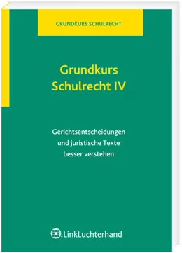Abbildung von Böhm | Grundkurs Schulrecht IV | 1. Auflage | 2009 | 4 | beck-shop.de