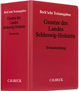 Abbildung von Gesetze des Landes Schleswig-Holstein Hauptordner 86 mm • Ersatzordner (leer) | 1. Auflage | | beck-shop.de