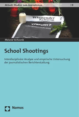 Abbildung von Verhovnik | School Shootings | 1. Auflage | 2015 | 9 | beck-shop.de