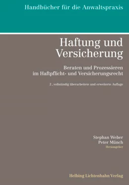 Abbildung von Weber / Münch (Hrsg.) | Haftung und Versicherung | 2. Auflage | 2015 | beck-shop.de