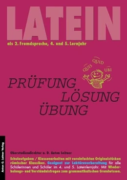 Abbildung von Leitner | Latein als 2. Fremdsprache. Prüfung - Lösung - Übung | 1. Auflage | 2026 | beck-shop.de