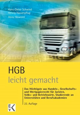 Abbildung von Nawratil | HGB – leicht gemacht | 23. Auflage | 2015 | beck-shop.de