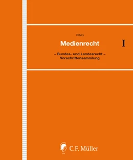 Abbildung von Ring | Medienrecht | 1. Auflage | 2022 | beck-shop.de