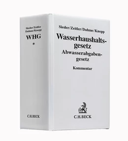 Abbildung von Sieder / Zeitler | Wasserhaushaltsgesetz - Abwasserabgabengesetz Hauptordner I 65 mm • 1 Ersatzordner (leer) | 1. Auflage | | beck-shop.de