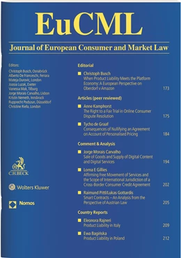 Abbildung von EuCML • Journal of European Consumer and Market Law | 7. Auflage | 2025 | beck-shop.de