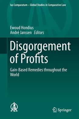 Abbildung von Hondius / Janssen | Disgorgement of Profits | 1. Auflage | 2015 | 8 | beck-shop.de