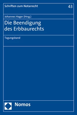 Abbildung von Hager | Die Beendigung des Erbbaurechts | 1. Auflage | 2015 | 43 | beck-shop.de