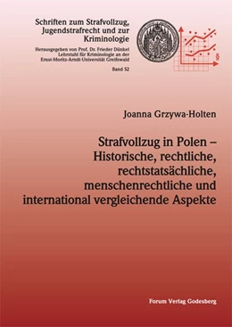 Abbildung von Grzywa-Holten | Strafvollzug in Polen - Historische, rechtliche, rechtstatsächliche, menschenrechtliche und international vergleichende Aspekte | 1. Auflage | 2015 | beck-shop.de