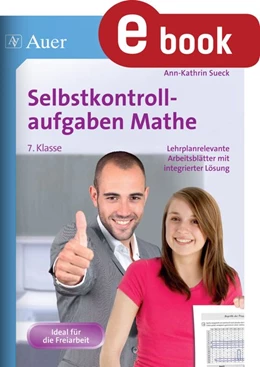 Abbildung von Sueck | Selbstkontrollaufgaben Mathematik Klasse 7 | 1. Auflage | 2023 | beck-shop.de