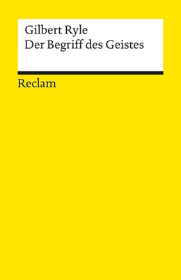 Abbildung von Ryle | Der Begriff des Geistes | 1. Auflage | 2015 | 19345 | beck-shop.de