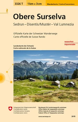 Abbildung von Swisstopo 1 : 33 33 Obere Surselva | 1. Auflage | 2015 | beck-shop.de