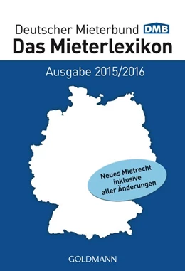 Abbildung von Mieterbund | Das Mieterlexikon - Ausgabe 2015/2016 | 1. Auflage | 2015 | beck-shop.de