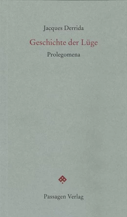 Abbildung von Derrida / Engelmann | Geschichte der Lüge | 1. Auflage | 2015 | beck-shop.de